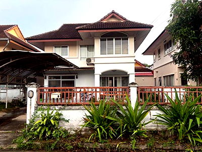 บ้านเดี่ยว สันทราย เชียงใหม่ : ขายด่วนๆๆ บ้าน 2 ชั้น ในโครงการ ใกล้สี่แยกหนองจ๊อม 3 นอน 3 น้ำ