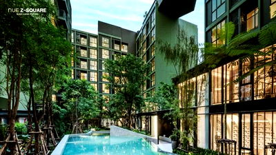 Houses for rent Bangkok : New room with all-new furniture and electrical appliances. Great location — only a 7-minute walk (700 m.) to the BTS/MRT.