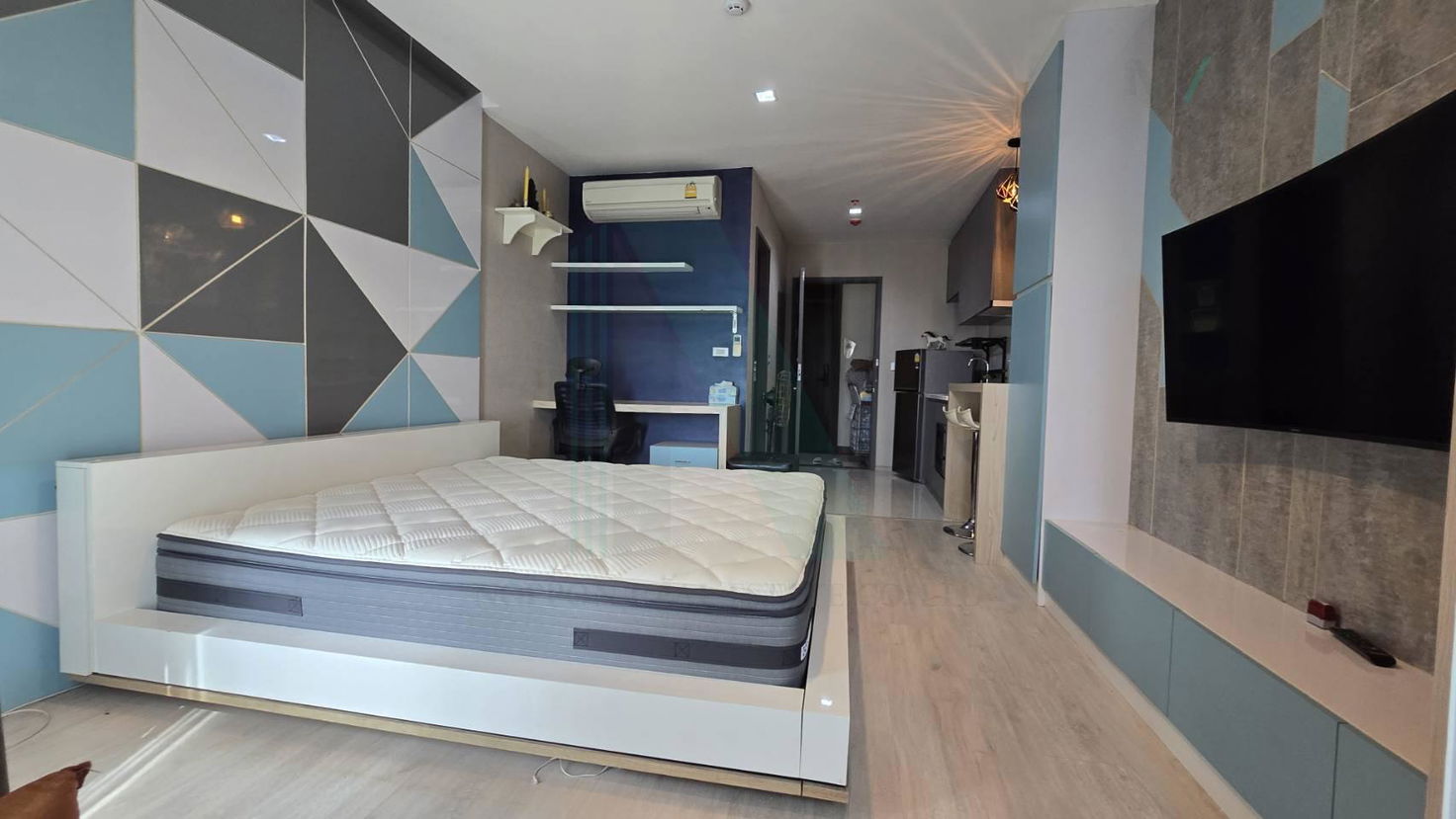 รูป ให้เช่าคอนโด ริทึ่ม รางน้ำ อาคาร 1 ชั้น 12 สตูดิโอ ขนาด 28 ตรม ใกล้ อนุสาวรีย์ชัยสมรภูมิ - รูปที่ 3/8