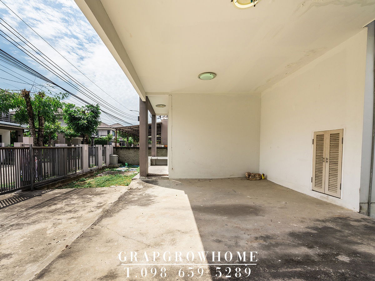 picture Large detached house for rent, spacious area, pets allowed, near Suvarnabhumi Airport, Mega Bangna, and Gemopolis Industrial Estate - 25/26