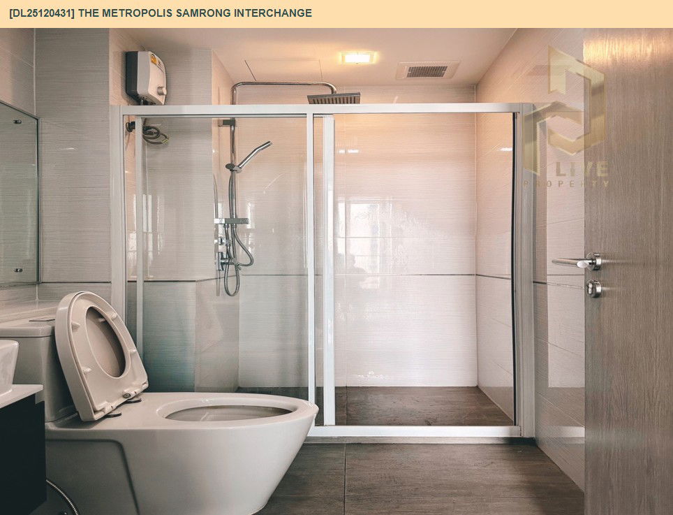 รูป DL25120431 ขายคอนโด เดอะ เมโทรโพลิส สำโรง อินเตอร์เชนจ์ (The Metropolis Samrong Interchange) ใกล้ BTS สำโรง พร้อมเข้าอยู่ โทรด่วน 0638692663 LineID @897iyzll - รูปที่ 9/11