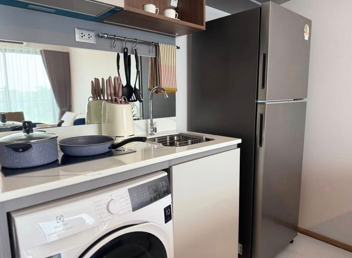 รูป คอนโดใหม่ อะไร์ช คอนโด เจริญเมือง ใกล้เซ็นทรัลเฟส 18,000 บาท เฟอร์ครบ พร้อมเข้าอยู่ - รูปที่ 7/7