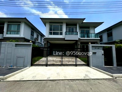 บ้านแฝดให้เช่า :  svs310 ให้่เช่า บ้านเดี่ยว2ชั้น เดอะ ปาล์ม กรุงเทพกรีฑา-วงแหวน The Palm Krungthep Kreetha-Wongwaen