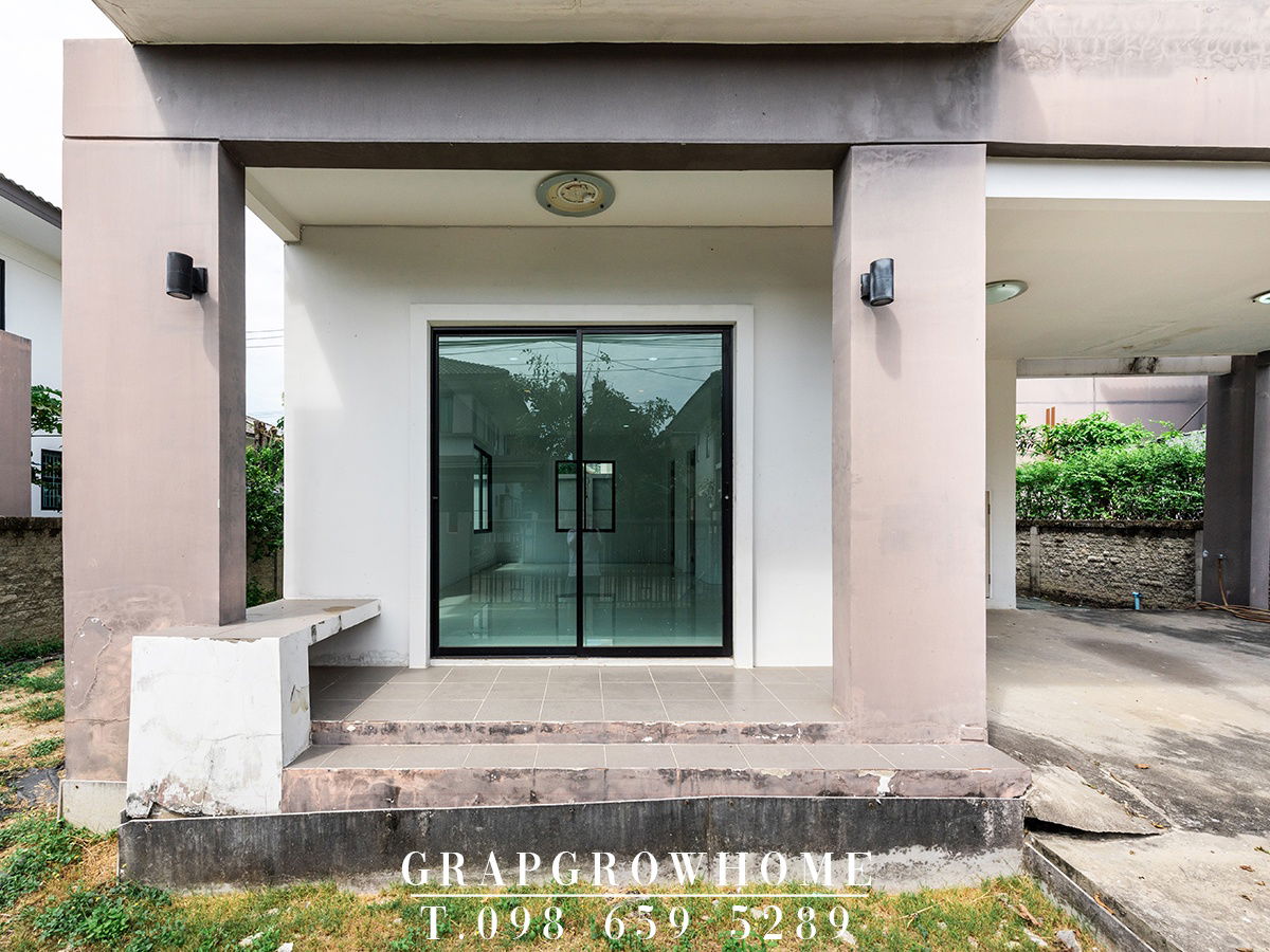 picture Large detached house for rent, spacious area, pets allowed, near Suvarnabhumi Airport, Mega Bangna, and Gemopolis Industrial Estate - 19/26