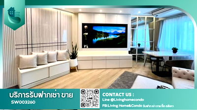 Condos for sale Silom and Sathorn Road : ⚡Rare Unit ⚡For Sale: Fortune Condo Town, Naradhiwas 24 or Sathu Pradit 19, fully furnished and decorated SW003260