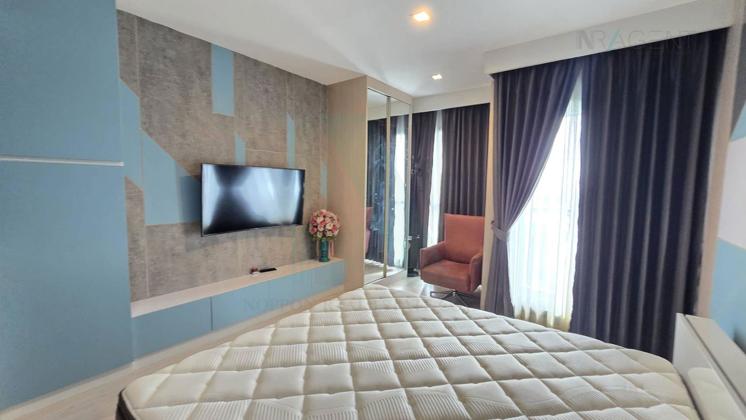 รูป ให้เช่าคอนโด ริทึ่ม รางน้ำ อาคาร 1 ชั้น 12 สตูดิโอ ขนาด 28 ตรม ใกล้ อนุสาวรีย์ชัยสมรภูมิ - รูปที่ 5/8