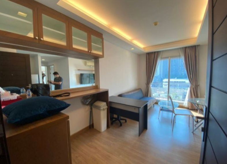 รูป ทรู ทองหล่อ คอนโดฯ 56ตรม. 2นอน 2น้ำ ทำเลดี เดินทางสะดวก ตกแต่งอย่างดี เฟอร์-เครื่องใช้ไฟฟ้าครบครัน ชั้น7 56 ตรม. - รูปที่ 9/10