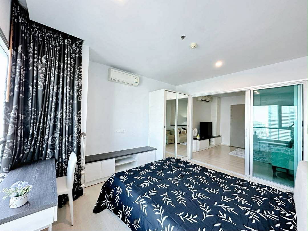 รูป ให้เช่า Life Ratchadapisek Condo 1 ห้องนอน 39 ตรม 16,000 บาท ราคาถูก ห้องใหม่ - รูปที่ 5/8