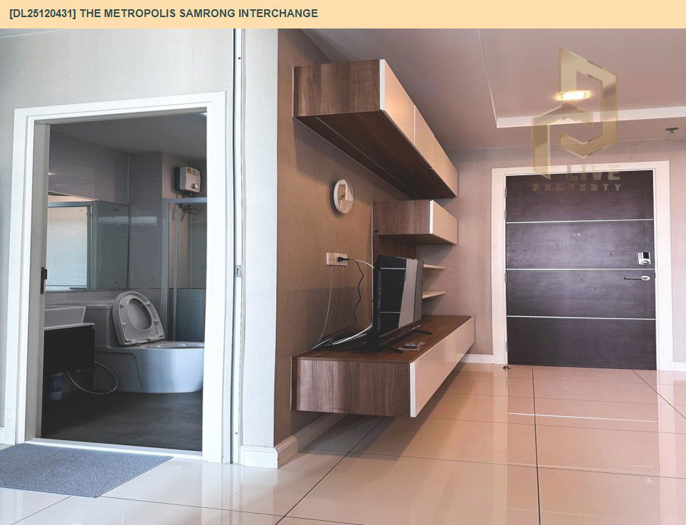 รูป DL25120431 ขายคอนโด เดอะ เมโทรโพลิส สำโรง อินเตอร์เชนจ์ (The Metropolis Samrong Interchange) ใกล้ BTS สำโรง พร้อมเข้าอยู่ โทรด่วน 0638692663 LineID @897iyzll - รูปที่ 4/11
