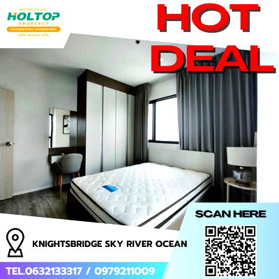 Condos for rent Paolo Hospital Phrapradaeng : #R8225 🎉 151268 Condo for rent: Knightsbridge Sky River Ocean
