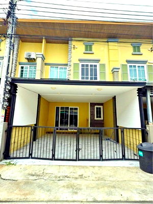 เช่าทาวน์โฮม วิทยาลัยพณิชยการเชตุพน : สุขสวัสดิ์-พุทธบูชา โลตัส ประชาอุทิศ ตลาดสดสมศรี 600 ม. ให้เช่าทาวน์เฮ้าส์สุดหรู 2 ชั้น 4นอน 3 น้ำ 22 ตร.วา. 180 ตร.ม.. จัดเต็มเฟอร์ฯ