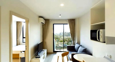 Condos for sale The Government Complex Changwattana  : Urgent sale, adjoining one-bed 30 sq.m. room 28th fl. fully furnished. Buy both for connecting.