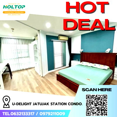 คอนโดให้เช่า : #R8209 🎉 151268  ให้เช่าคอนโด U-Delight Jatujak Station condo.
