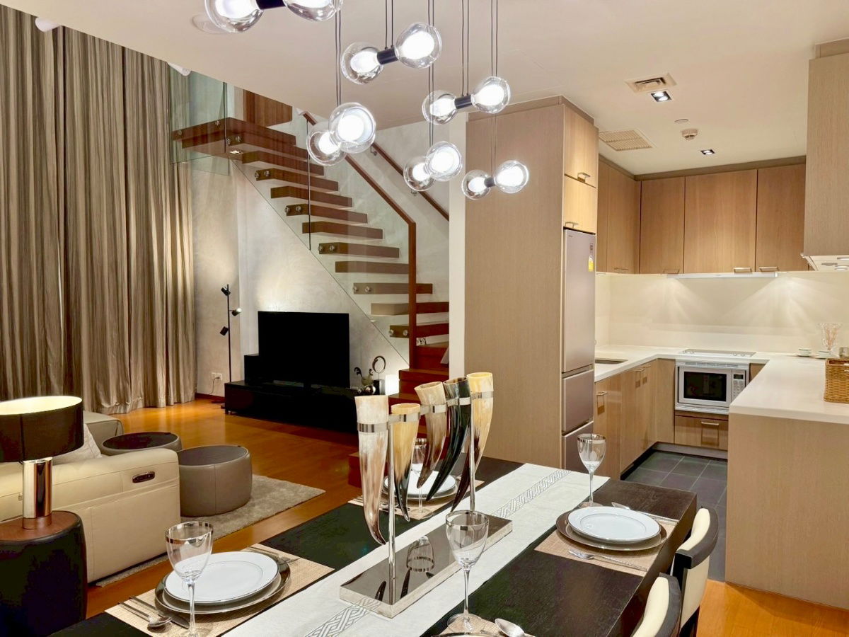 รูป Newly Renovated🌟 Duplex Luxury Condo @ The Sukhothai Residence ใกล้ One Bangkok 1 กม. / MRT ลุมพินี - รูปที่ 4/16