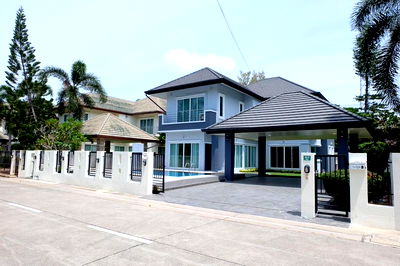 Houses for rent : Single house for rent in Pattaya, SP Village 5, Nong Prue, Bang Lamung, Chonburi.