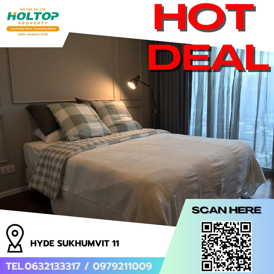 รูป #R8182  🎉 151268 ให้เช่าคอนโด HYDE Sukhumvit 11 - รูปที่ 1/11