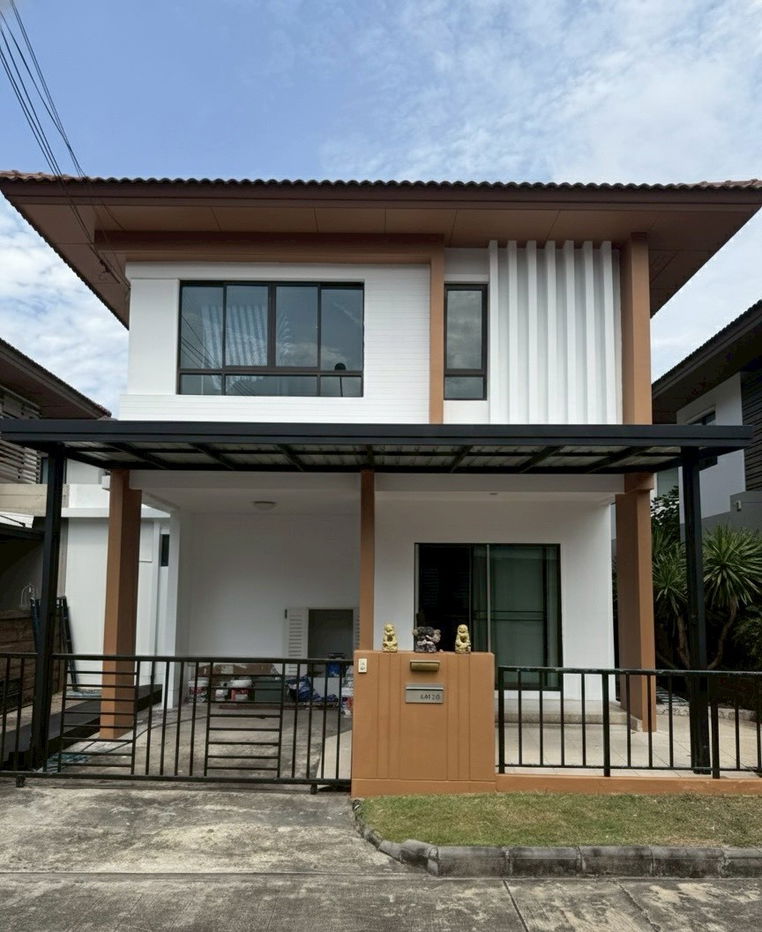 รูป #ให้เช่าบ้าน หมู่บ้านพร้อมพัฒน์ไพร์ม ถ.เลียบคลองสอง รามอินทรา By แสนสิริ มี 3 ห้องนอน 2 ห้องน้ำ แอร์4ตัว จอดรถ2คัน - รูปที่ 1/18