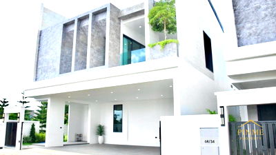 บ้านเดี่ยว หนองปรือ ชลบุรี : Thamber Pool Villa บ้านพูลวิลล่าหรู ฟังก์ชันครบ พร้อมสระส่วนตัว