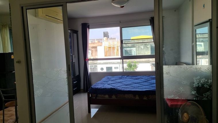 ราคาถูก ให้เช่า Dcondo รัตนาธิเบศร์ ตึก D ชั้น 5 มี 1 ห้องนอน 28 ตรม. ของครบ เพียง 5,500 บาท