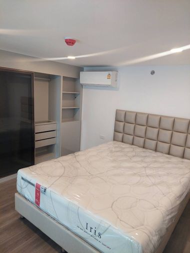 ให้เช่า คอนโด โซ ออริจิ้น เกษตร อินเตอร์เชนจ์ (So Origin Kaset Interchange) ห้อง Duplex ชั้น 15 ขนาด 37 ตร.ม. วิวสระ ห้องใหม่  ใกล้ BTS ม.เกษตร