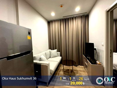 Condos for rent : Ready for Rent@Oka Haus Sukhumvit 36