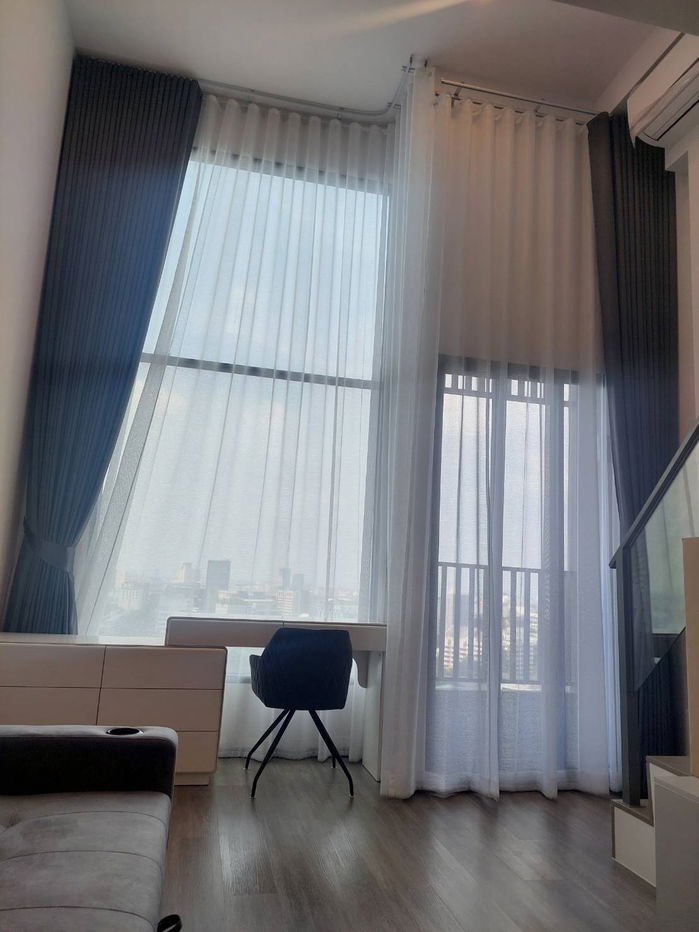 รูป ให้เช่า คอนโด โซ ออริจิ้น เกษตร อินเตอร์เชนจ์ (So Origin Kaset Interchange) ห้อง Duplex ชั้น 15 ขนาด 37 ตร.ม. วิวสระ ห้องใหม่ ใกล้ BTS ม.เกษตร - รูปที่ 3/9