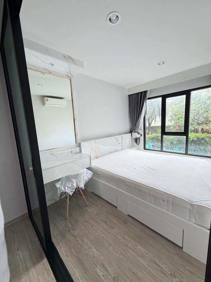 รูป ไรย์ หัวหมาก ตึก A ชั้น 2 ใกล้ แอร์พอร์ตลิงค์ หัวหมาก ห้องใหม่บิ้วอิน เฟอร์ครบ ค่าเช่า 10,000 - รูปที่ 2/7