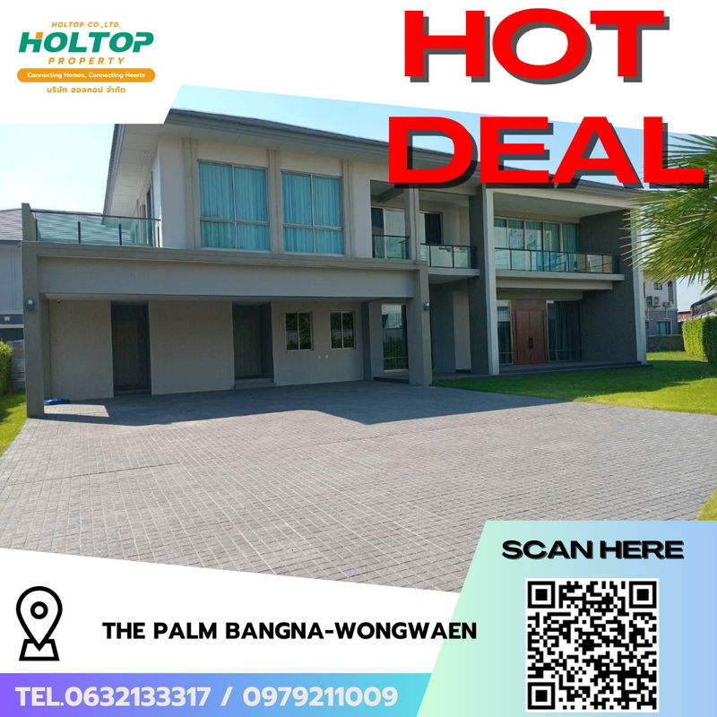 Houses for rent : #R8203 🎉 151268 House for Rent: The Palm Bangna-Wongwaen