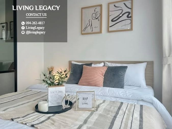 SP6J2B Condo For Rent ICondo Active Phatthanakan 24.37 Sq.M. Floor 5 Building B line id : @livinglegacy