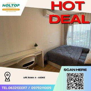 รูปภาพ #Z3654💥 151268 🔥 Condo for Rent: Life Rama 4 - Asoke