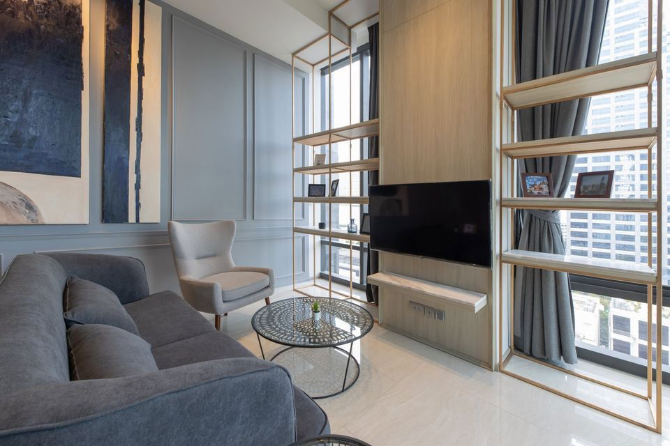 รูป ✅ ✅ ASHTON Silom , Super Luxury 2 ห้องนอน พร้อมเข้าอยู่ ติดต่อไลน์ @bktasset โทร 095-325-8928 - รูปที่ 1/26