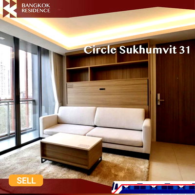 ขายคอนโด : 📌พร้อมอยู่จริง! ห้องแต่งครบ Circle Sukhumvit 31 🚆 ใกล้ Bts อโศก