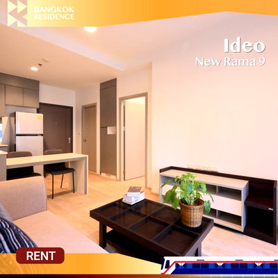 เช่าคอนโด MRT มหาวิทยาลัยรามคำแหง :  Ideo New Rama 9 🛋️ Stylish Furnished ⭐ ใกล้ ARL รามคำแหง 