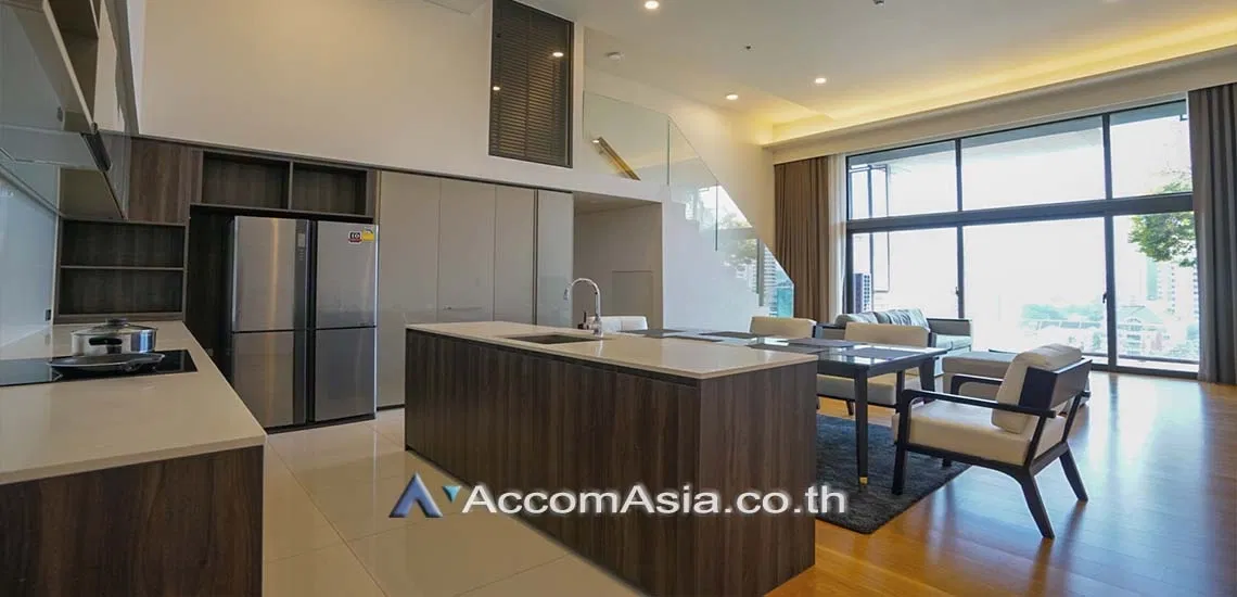 รูป 🔼🔽 AccomA 📩 Duplex Condo,Double High Ceiling 3 BR Condominium @Siamese Exclusive Sukhumvit 31 (AA25638) - รูปที่ 2/8