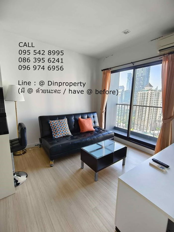 รูป  ให้เช่า Seed Mingle 1 ห้องนอน  ใกล้  BTS ศาลาแดง ,BTS ช่องนนทรี , MRT ลุมพินี - รูปที่ 2/9