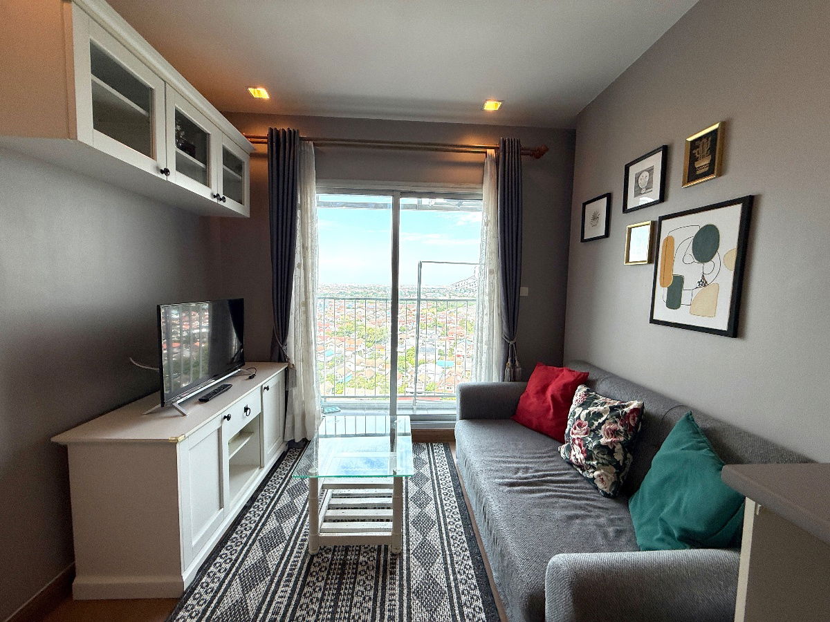 รูป ให้เช่า‼️คาซ่า คอนโด @MRT สามแยกบางใหญ่ ชั้น 17 ห้องขนาด 26 ตรม. 1 นอน 1 น้ำ 🌿 ค่าเช่ารวมค่าส่วนกลางแล้ว - รูปที่ 3/8