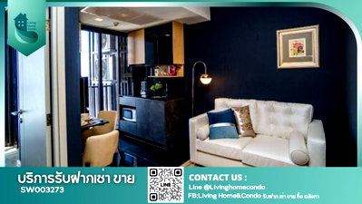 Condos for sale : Selling a beautifully decorated condo at The Line Chatuchak-Mo Chit. Fully furnished SW003273 