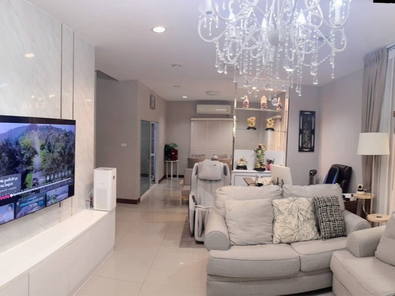 ขายบ้านเดี่ยว : ขายบ้านเดี่ยว 2 ชั้น หมู่บ้านพนาสนธิ์ บางพลี | 66.7 ตร.ว. 4 นอน 3 น้ำ เฟอร์ครบ พร้อมอยู่