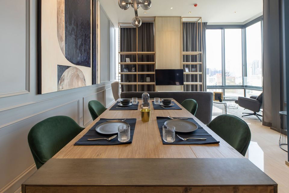 รูป ✅ ✅ ASHTON Silom , Super Luxury 2 ห้องนอน พร้อมเข้าอยู่ ติดต่อไลน์ @bktasset โทร 095-325-8928 - รูปที่ 7/26