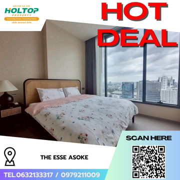 #R8236 🎉 161268 ให้เช่าคอนโด THE ESSE ASOKE 