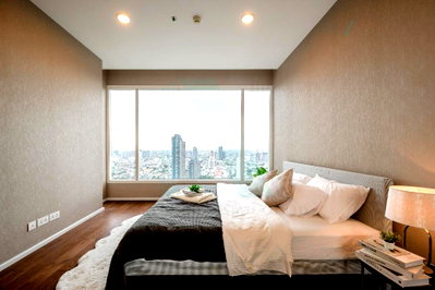 Condos for sale Silom and Sathorn Road : For Sell Condo MENAM RESIDENCES Building 1, Floor 35,2 bed room, Room size 76 sqm