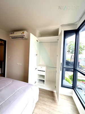 เช่าคอนโด เซ็นทรัล พลาซ่า บางนา : 🎉 ให้เช่าคอนโด บลู สุขุมวิท 105 อาคาร A ชั้น 8 1 ห้องนอน ขนาด 28 ตรม ใกล้ MRT ศรีลาซาล