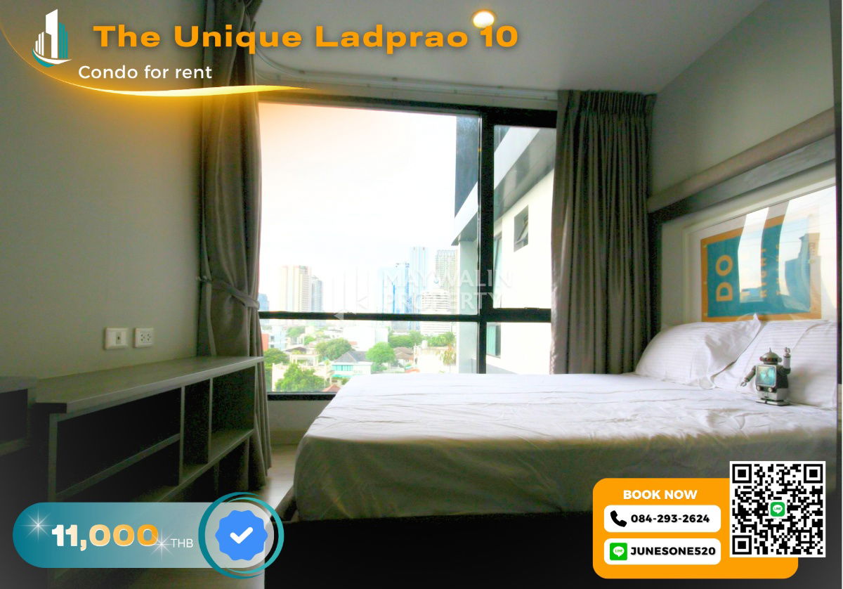 รูป 🏙 ให้เช่า The Unique Ladprao 10 | 1 Bed 1 Bath    | 28 sqm .| 11,000 บาท 📲 Line ID: 0842932624/Junesone520 - รูปที่ 1/7