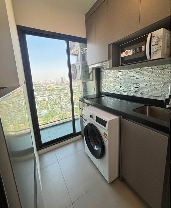 รูป 💥💥New!! เช่าห้องพร้อมอยู่!! The Clev Riverline เจ้าพระยา-วงศ์สว่าง 1Bed 25 ตร.ม.ชั้น 25 แต่งครบ 💥💥 สนใจ LINE ID: @atfirm📲 - รูปที่ 5/12