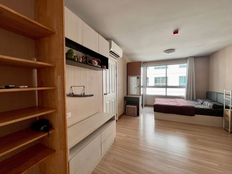 📌 Condo for rent at Plum Condo Phahonyothin 89, near Rangsit University & Future Park. Phase 5, Bldg A, 5th floor, 28 sq.m. Rent 7,500 THB/month.