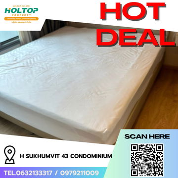 #R8262   🎉 161268 ให้เช่าคอนโด H Sukhumvit 43 Condominium