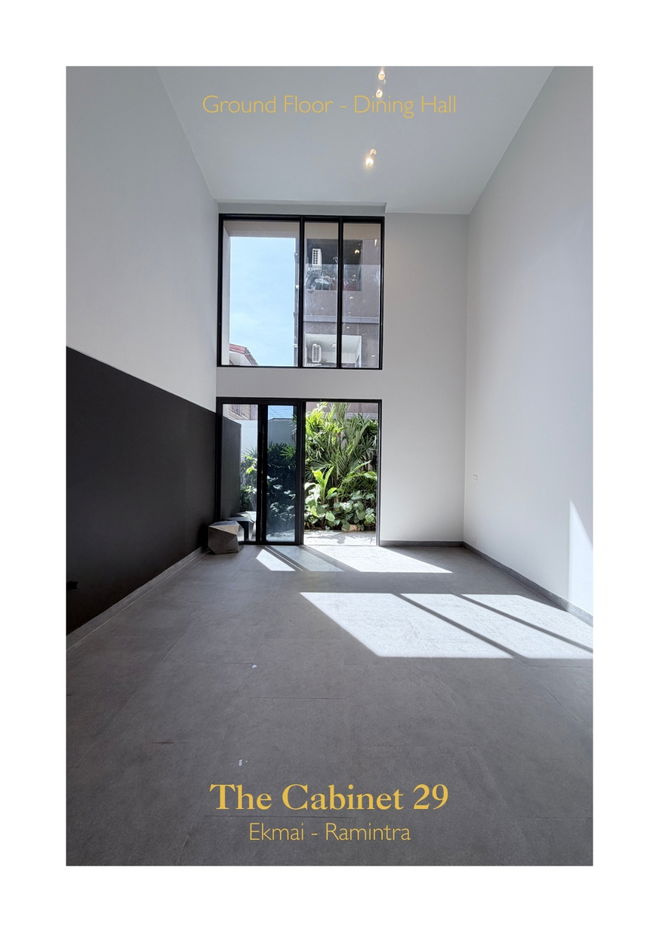 รูป The Cabinet 29 – Exclusive Townhome ขายบ้านใหม่ 3.5 ชั้น ดีไซน์หรูไม่เหมือนใคร มีสวนส่วนตัวรอบบ้าน 🌳  - รูปที่ 8/34