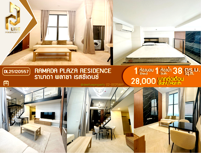 Condos for rent : DL25120557 Condo for rent, Ramada plaza residence near -, ready to move in, call urgently 0800343450 LineID @655ebbvc