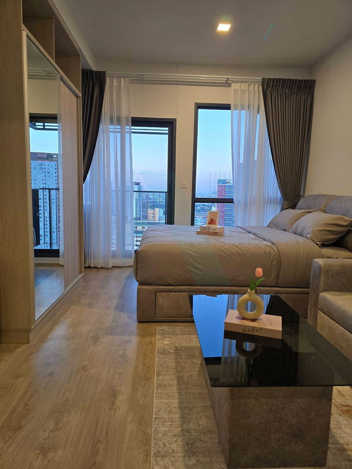 รูป ให้เช่าคอนโด เดอะทรี พัฒนาการ - เอกมัย อาคาร ชั้น 25 สตูดิโอ ขนาด 26 ตรม ใกล้ ทางด่วนรามอินทรา-อาจณรงค์ - รูปที่ 6/8