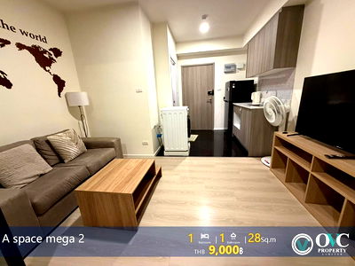 คอนโดให้เช่า : Ready for Rent! @A Space Mega 2